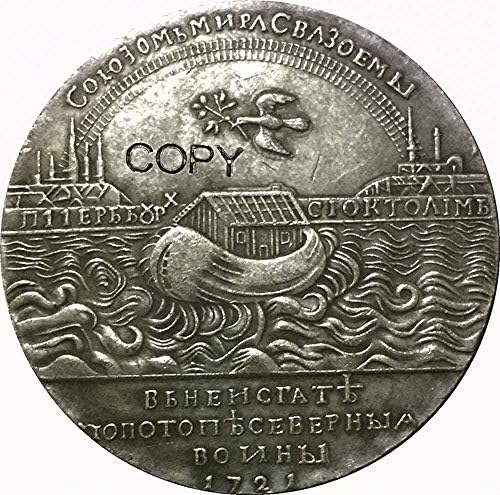 1721 Rusija Coins Copy 62 Kopirajte poklon za njega