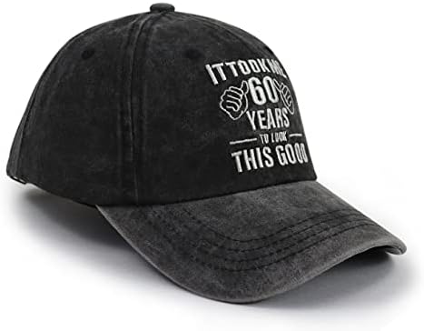 GSSpvii, trebalo mi je 60 godina da pogledam ovaj dobar šešir za žene, smiješni podesivi vez 60. rođendan bejzbol kapa