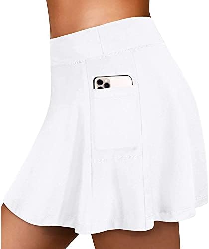 Hlače Skorts Golf Elastični tenis sa džepovima Ženske ugrađene suknje Sportske suknje Materinske suknje