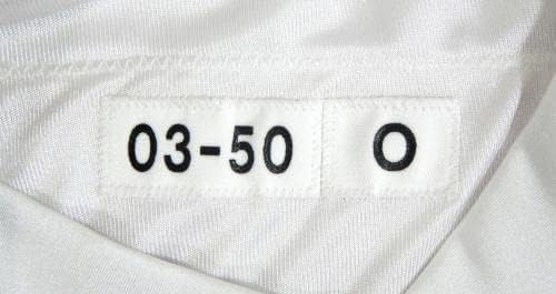 2003 Kansas Chiefs STAAT 73 Igra izdana bijeli dres 50 DP33033 - Neintred NFL igra rabljeni dresovi