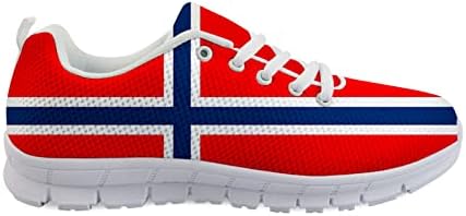Owaheson Norveška zastava Muške trke Lagane ležerne prilične sportske cipele modne tenisice hodaju cipele
