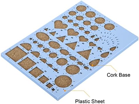 PATIKIL papirna tabla za Quilling 8x6 inča, alat za prešanje kalupa za papirne trake DIY Art Crafts, plava