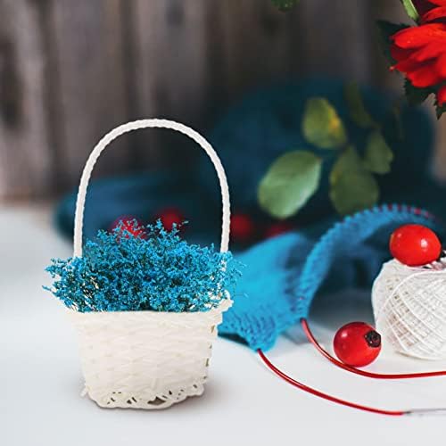 NUOBESTY Home Decor Tiny House Goodie Bags Stuffers 3 kom cvjetno vjenčanje korpe za cvijeće korpa za čuvanje cvijeća vjenčana korpa