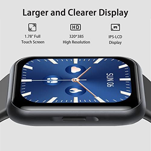 Podnesite 1,78 Screen Smart Watch Plus 1.69 '' Screen Fitness sat, pametni satovi za muškarce, žene