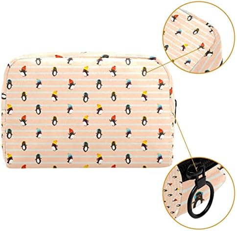 Tbouobt kozmetičke vrećice za žene, torba za šminku Travel Toaletska torba Organizator, životinjski crtani pingvin
