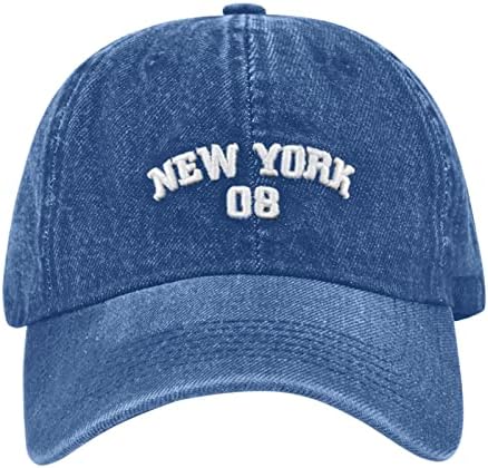 Original New York Denim bejzbol kapa Vintage oprana podesivi kaput sa malim profilom Team of Baseball Hat za žene muškarci