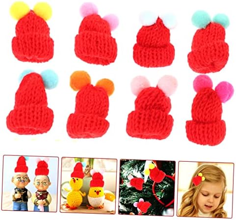 PROVOZOOM 90 PCS Dolls Mini za toppire Klint Tret Dekoracija boca od vunene zanata od minijaturne lollipop umjetnička lutka Santa