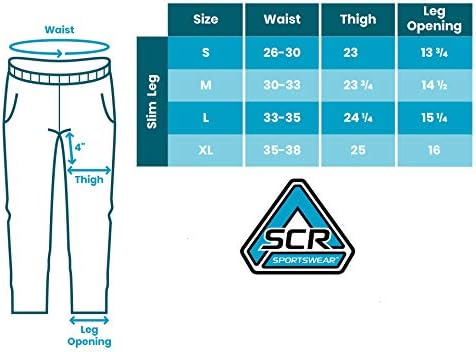 SCR Sportska odeća 30 / 33 / 36 unutrašnje muške trenirke sa džepovima suženim Džogerima muške tanke pantalone otvorenog dna visoke