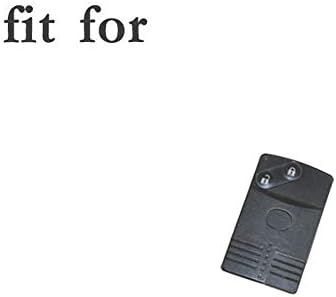 SEGADEN Silikonski zaštitni poklopac držač futrole kompatibilan sa MAZDA 2 dugmeta Smart kartica daljinski ključ Fob CV4532 Crna