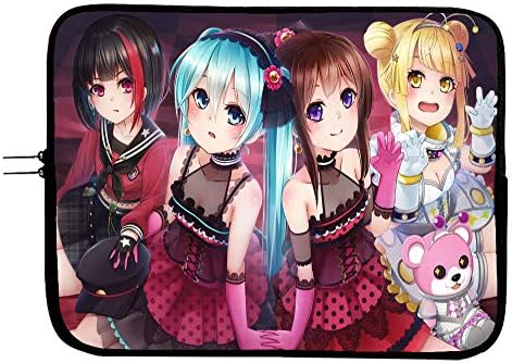 Brand3 Bang Dream! Anime laptop rukav - 13 inčna torba za laptop sa površinom MousePad - Zaštitite svoju bilježnicu u stilu Anime računarske torbe za laptop rukav tablet