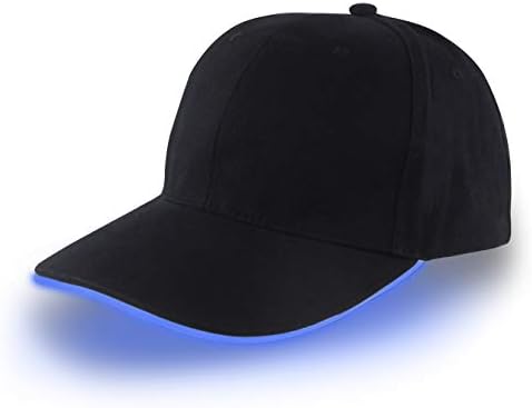 Muryobao Muškarci Žene LED bejzbol hat LED svjetlo Napadač Flash Sjaj rave Party Cap za festival performansi