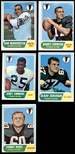 1968. TOPPS Atlanta Falcons Team postavio je Atlanta Falcons Dobre Falcons