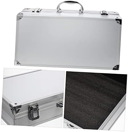 Cabilock Alati za domaćinstvo Aluminijski kofer metalni alat za brtvljenje kutija za makeup Vanity Case Case Cutroles Organizator