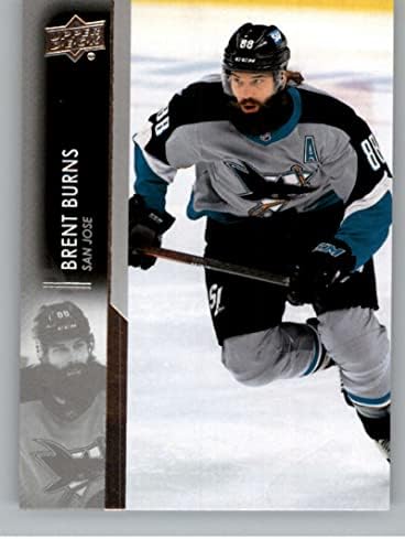 2021-22 Gornja paluba # 147 Brent Burns San Jose Sharks Series 1 NHL hokejaška bazna trgovačka kartica