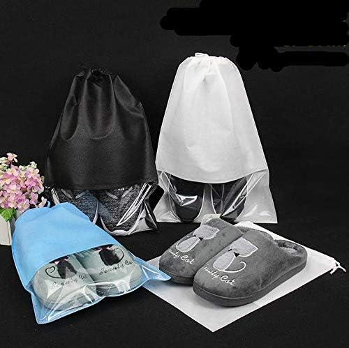 10pcs prijenosne torbe za obuću Netkane čiste prozore za pohranu cipela sa špakom za spremanje prostora za spavanje Organizatori nosača