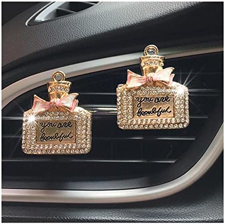 Car Difuser Vent Clip, 1pcs Bling klima uređaj Outlet Clip, oprema za automobile za kristal, Crystal Car Air Vent Clip Charms Osveživači automobila za žene, unutrašnje uređenje automobila za automobile