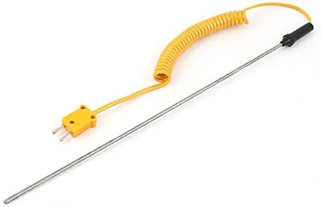 X-Dree 500C kabel K Tip 285mm Mjerni termoelement sonda (0C-500C kabel en espiral k tipo 285mm sonda de termopar de medicište