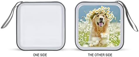 Zlatni retriver pas lijep vijenac CD Case modni plastični nosač nosača ploča za pohranu za automobil za automobil