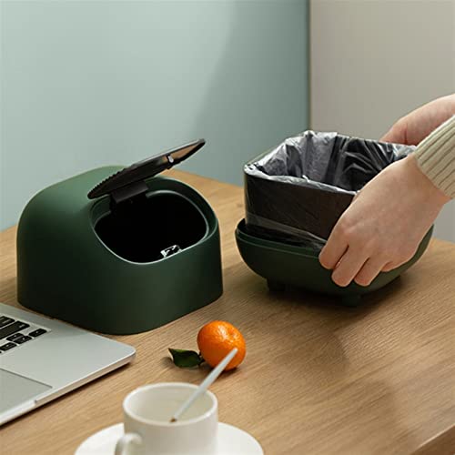 Skimt Mini smeće može kreativno mini slatko otpadni kanturnu stolu malu kantu za smeće sa poklopcem Organizator za smeće odvojivi