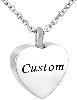 Shinyjewelry komad mog srca je u nebeskoj urn ogrlici za Memorijal Pepeo održava privjesak od nehrđajućeg čelika