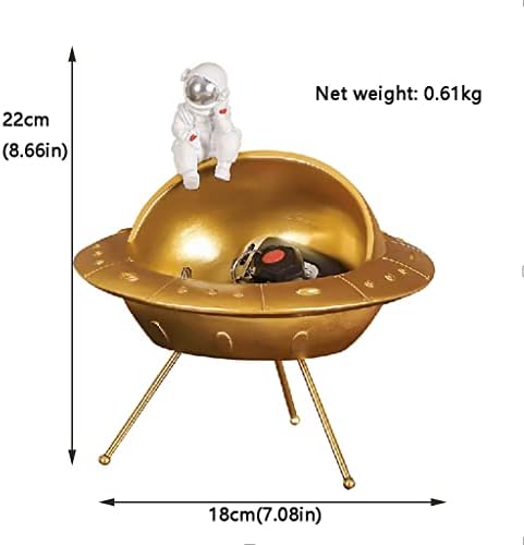 Key Bowl, Dekorativne zdjelice, kutija za odlaganje tastera astronauta, dnevna soba smola bombona, moderni uredski ukrasi, pladanj