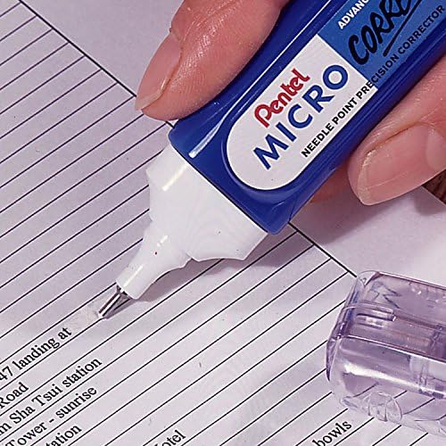 Pentel Micro Ispravna olovka za korekciju tekućine fine preciznosti, 12 ml