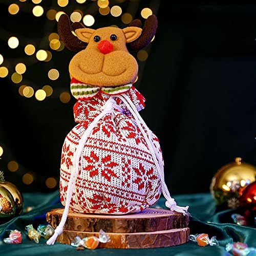 TODOZO Božić ukras poklon torba Božić Candy torba sa vezicom za višekratnu upotrebu tkanina Xmas torbe Event Horizon