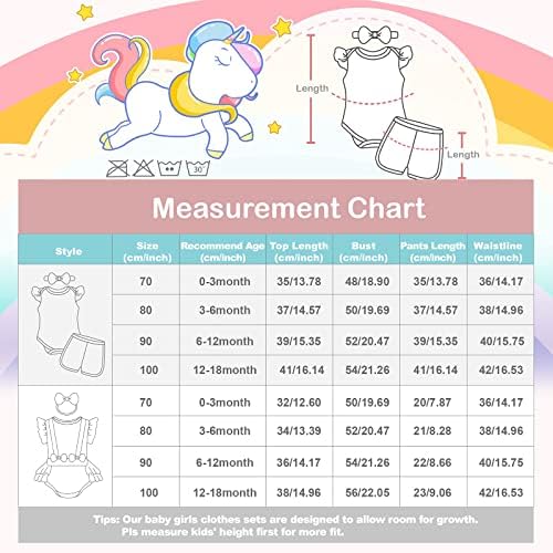 Yirongwang Newborn Baby Girls Odjeća za rubne kratke hlače Set Summer Bodysuit kombinezon 0-18m 3pcs
