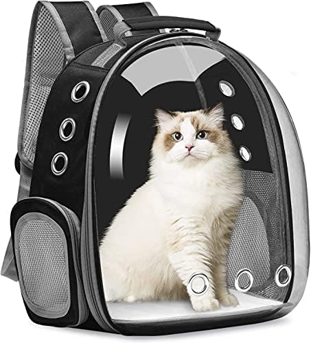 Alexca Premium nosač ruksaka za mačke svemirska kapsula prozračna prozirna nosiljka za kućne ljubimce za mačke i male štence i dizajnirana