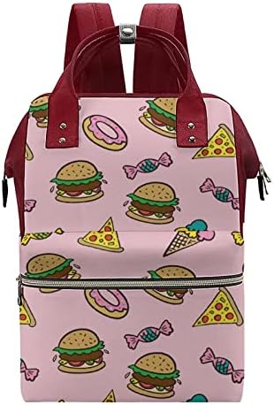 Brza hrana Burger Pizza Vodootporna mama ruksaka Velika kapacitet zalogajske torbe višenamjenske putne torba
