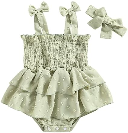 Murnuuche Baby Girl Ljeto odijelo bez rukava s rukavima s rukavima za rezanje rublja 2pcs set