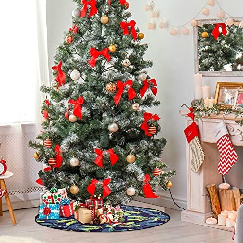 Zmajevi Green Božićno stabla Mat vodootporna stalka za stalke Mat tepih ispod božićnog stabla Pribor za Xmas Ornament Holiday Hodni