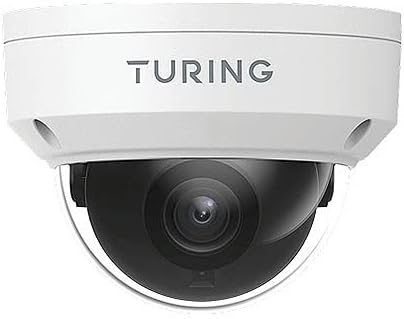 Turing TP-MFD8M28-1Y Core AI VSAAS licenca omogućena 8MP nisko svjetlo dome IP kamera, 2,8 mm fiksna sočiva