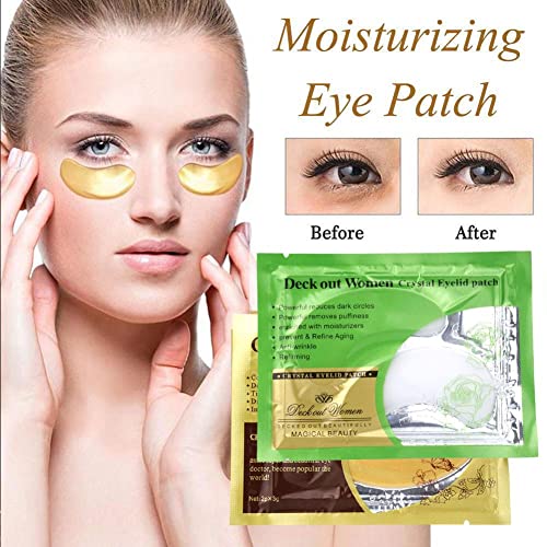Skinge 1Pair Gold Collagen Crystal Maska za oči Anti bore zakrpe za oči Vlaži njeguje kombinacija za njegu očiju