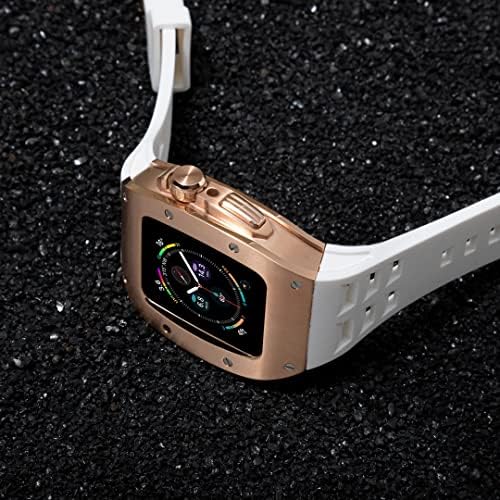 CNHKAU luksuzni modifikati mod komplet za Apple Watch Band Case 8 45mm 44mm Metalni okvir narukvica za zamjenu narukvice za iWatch
