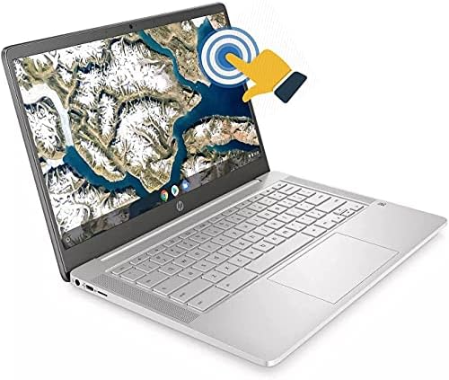 2020 vodeći HP 14 Chromebook Laptop računar 14 HD SVA Anti-Glare ekran osetljiv na dodir Intel Celeron procesor 4GB DDR4 64GB eMMC WiFi web kamera Chrome OS
