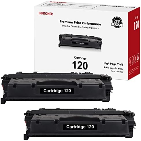 120 Toner kertridž 2-Pakovanje kompatibilna zamjena za Canon 120 Toner Cartridge CRG-120 CRG120 za Canon imageCLASS D1120 D1550 D1150