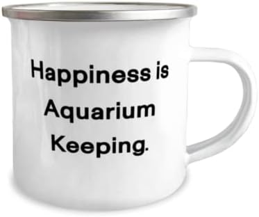Sarkastično čuvanje akvarijuma, sreća je čuvanje akvarijuma, korisna 12oz kamper šolja za prijatelje iz