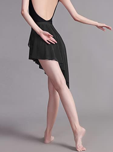 SWDARZ baletna suknja za djevojke pleše žene zamotavaju čisti rastezljivi kravata elastična struka