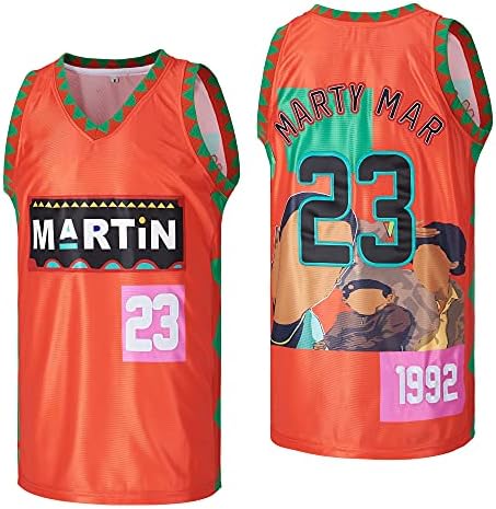 Jiuxiemooyi muški martin 23 Marty mar 1992 TV show košarkaški dres šiblje