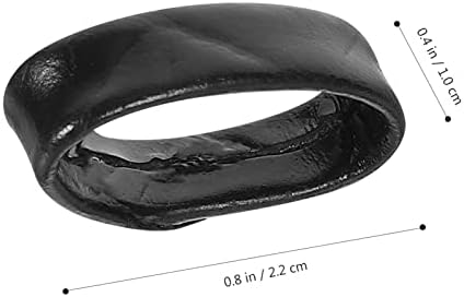 Ultechnovo Watch Band Prsten petlje Zamjena kože Namješni nosač 6pcs Kožni sat kaiševa zadržavalac 18 mm 20mm 22mm Pričvršćivanje