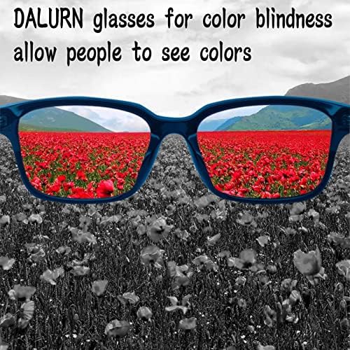 Dalurn naočare za daltonizam Colorblind naočare za MenRed Green Colorblindness i za vanjsku i za unutrašnju upotrebu