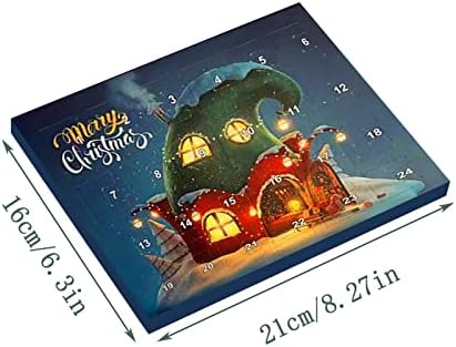 Nakit DIY Božić Advent Kalendar narukvice Set 24 dana odbrojavanje kalendar K*1289