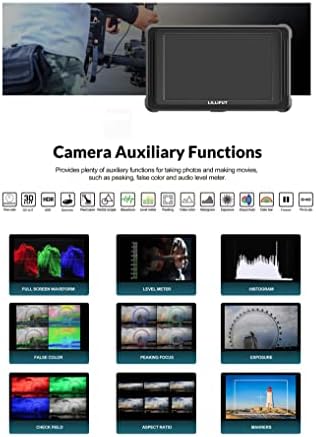 LILLIPUT FS5 monitor kamere 3D-LUT SDI 5,4 inčni 60Hz 4K HDMI 2.0 3G Video Assist 1920 * 1200 Full HD s crnim silikonskim futrolom