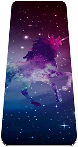 Siebzeh Galaxy Unicorn Premium Thick Yoga Mat Eco Friendly Rubber Health & amp; fitnes non Slip Mat za sve vrste vježbe joge i pilatesa