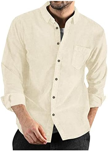 Muška ležerna košulja za curki, dugi rukav zimski palić niz majicu Majica čvrstog redovnog fit zadebljane