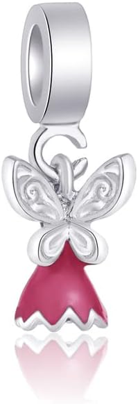 Felixtastore 2022 Pink Crystal Hearts Crown Flowers Charms perle Fit originalne brend narukvice & narukvice Valentinovo nakit-67720