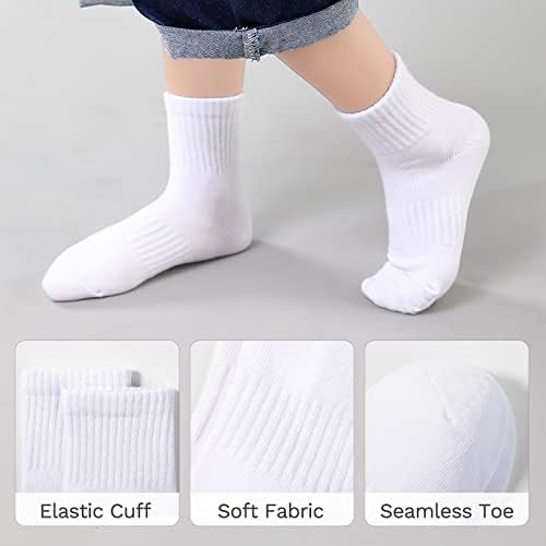 JOCMIC 9 paket mališana deca posada atletske čarape dečaci devojke jastuk gležanj čarape