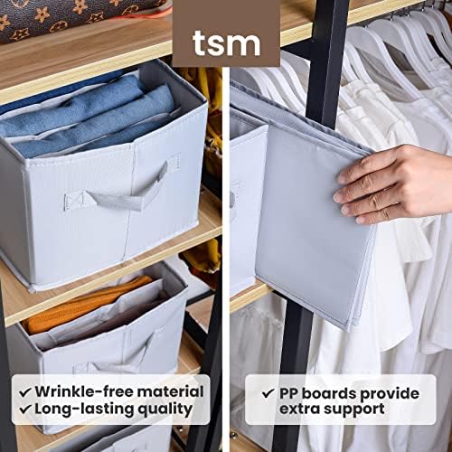 TSM 2 paket T shirt organizator, traperice organizator za ormar, Odjeća organizator za sklopljene odjeće, pretinci za T shirt storage,