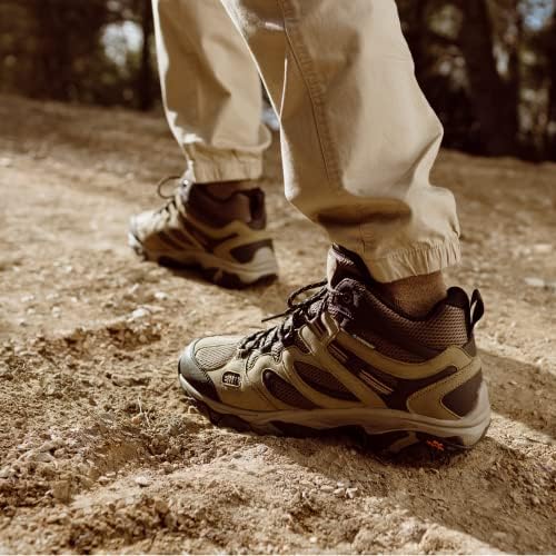 HI - Tec Ravus WP srednje vodootporne planinarske čizme za muškarce, lagane prozračne cipele za planinarenje na otvorenom